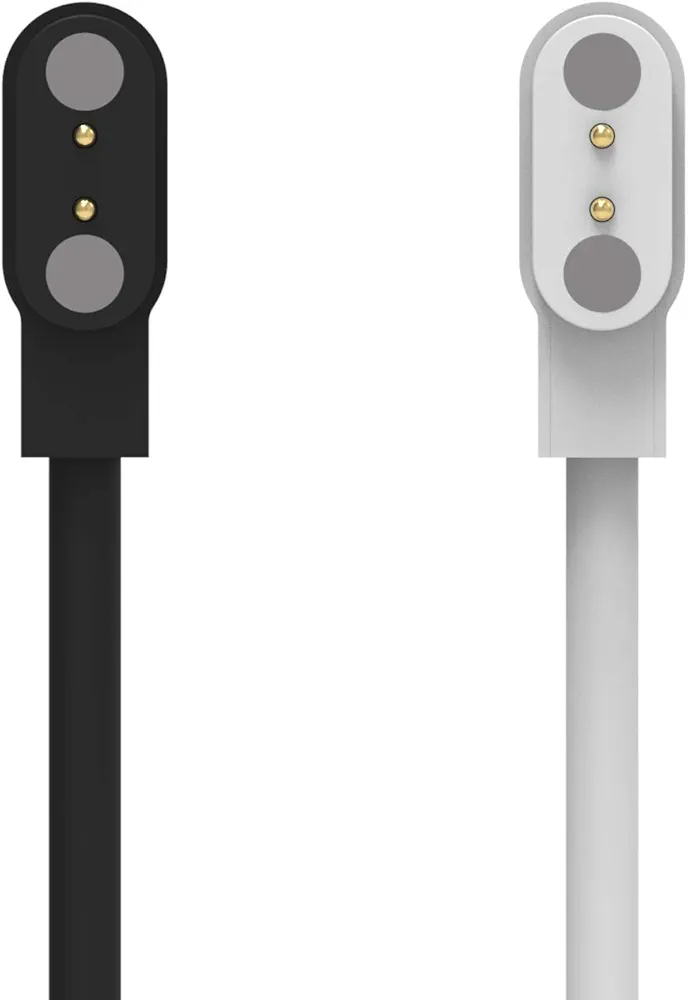 Compatible with MVEFOIT/Wwzzey Y22 Charger Cable 3.4ft USB Cord Replacement Charging Dock for MVEFOIT Smartwatch Charger Accessories (White&Black)