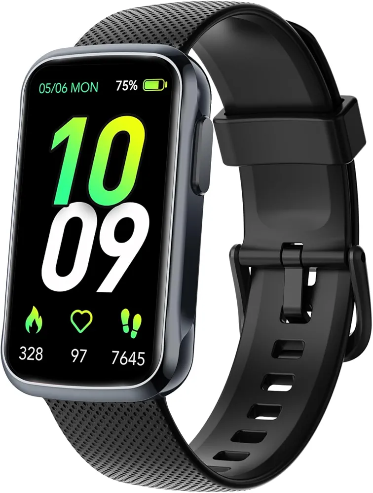 Fitness Tracker Smart Watch with 24/7 Heart Rate Sleep Monitor, IP68 Waterproof Fitness Watch, Step Calorie Counter Activity Trackers and Smartwatches for Android/iOS, Pedometer for Women Men