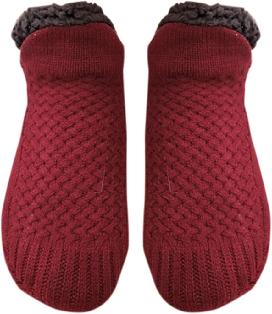 Womens Fuzzy Socks Warm Fluffy Socks Cozy Slipper Socks Microfiber Soft Home Sleeping Cute Animal Socks