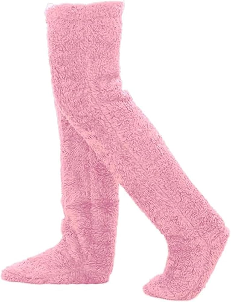 Snugglepaws Sock Slippers, Snuggle Paws Thigh High Socks, Snuggs Cozy Socks Long Fuzzy Socks Soft Thick Warm Home