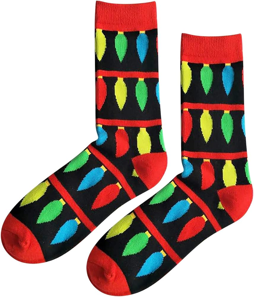 Christmas Gifts Stocking Socks for Men Women Womens Christmas Stockings To Keep Warm Sock Lightweight Cotton Socks