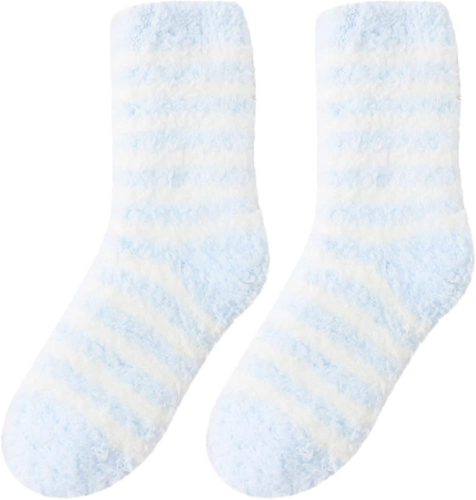 Fuzzy Socks for Women Super Soft Cozy Sleeping Socks Cozy Soft Stockings for Winter Indoor