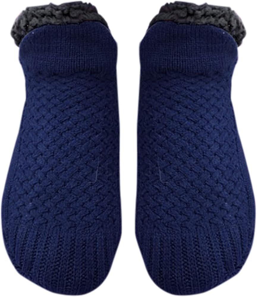 Womens Thick & Warm Slipper Socks with Non Slip Grippers - House Sleeping Cozy Fuzzy Socks Super Soft Plush