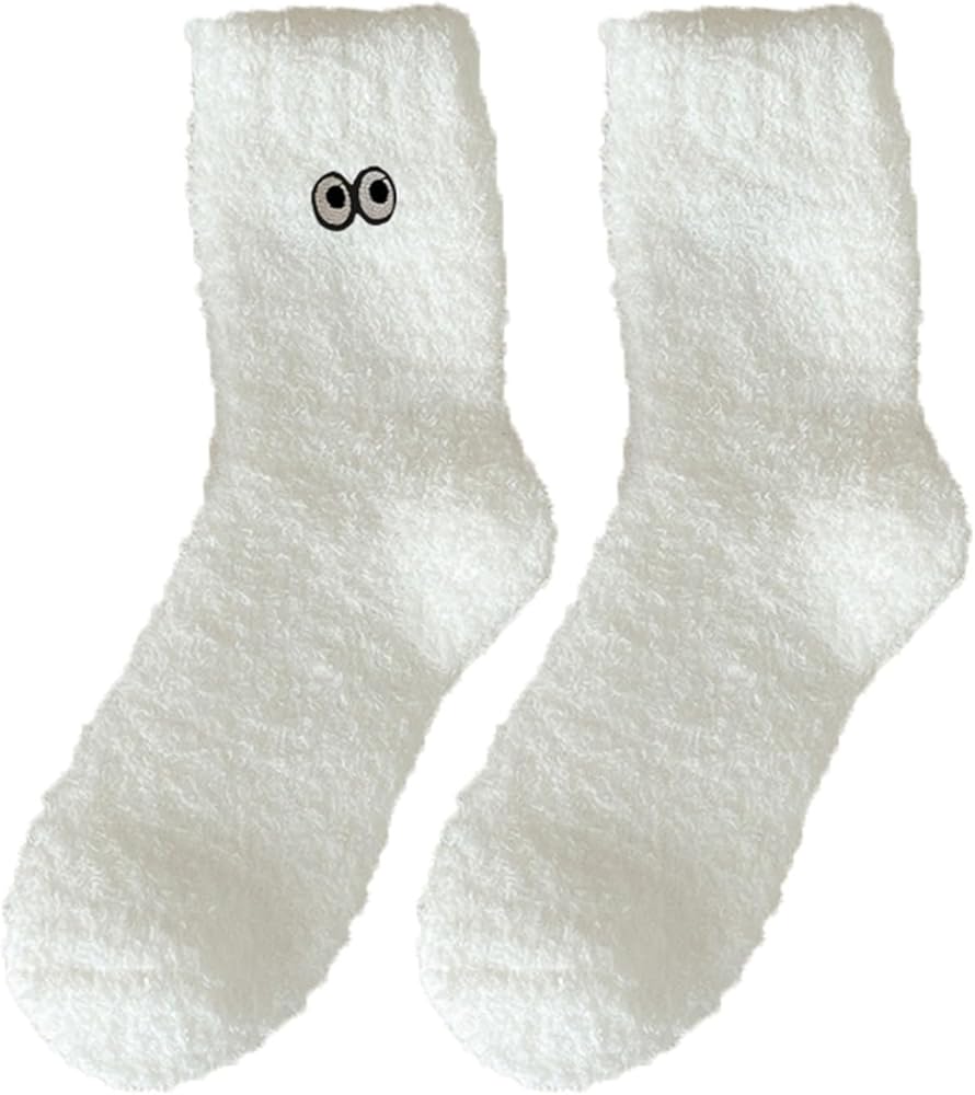 Fuzzy Socks For Women Soft Fluffy Winter Cozy Slipper Socks Cute Plush Warm Home Sleep Socks For Christmas Gifts