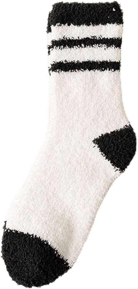 Men's Slipper Socks Fluffy Socks Women, Winter Cozy Socks, Warm Soft Slipper Sleep Christmas Home Socks