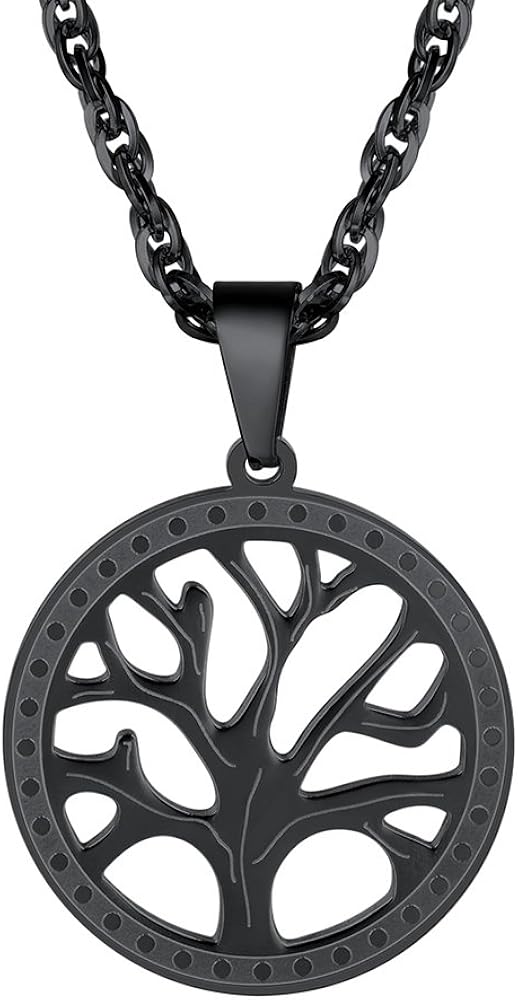 PROSTEEL Tree of Life Necklace,Nature Spiritual Necklace,Family Tree Necklace,Mens Womens Jewelry, Come with Box