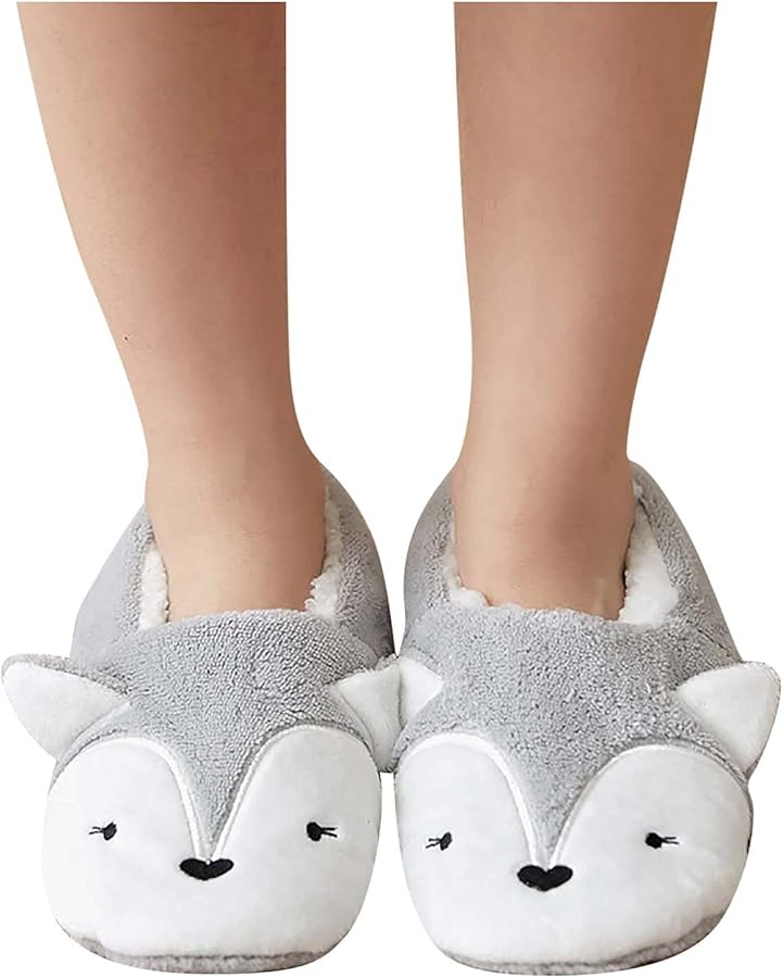 Sleeping Warm Floor Women's Slippers Non slip Thicken Cartoon Snowboard Socks