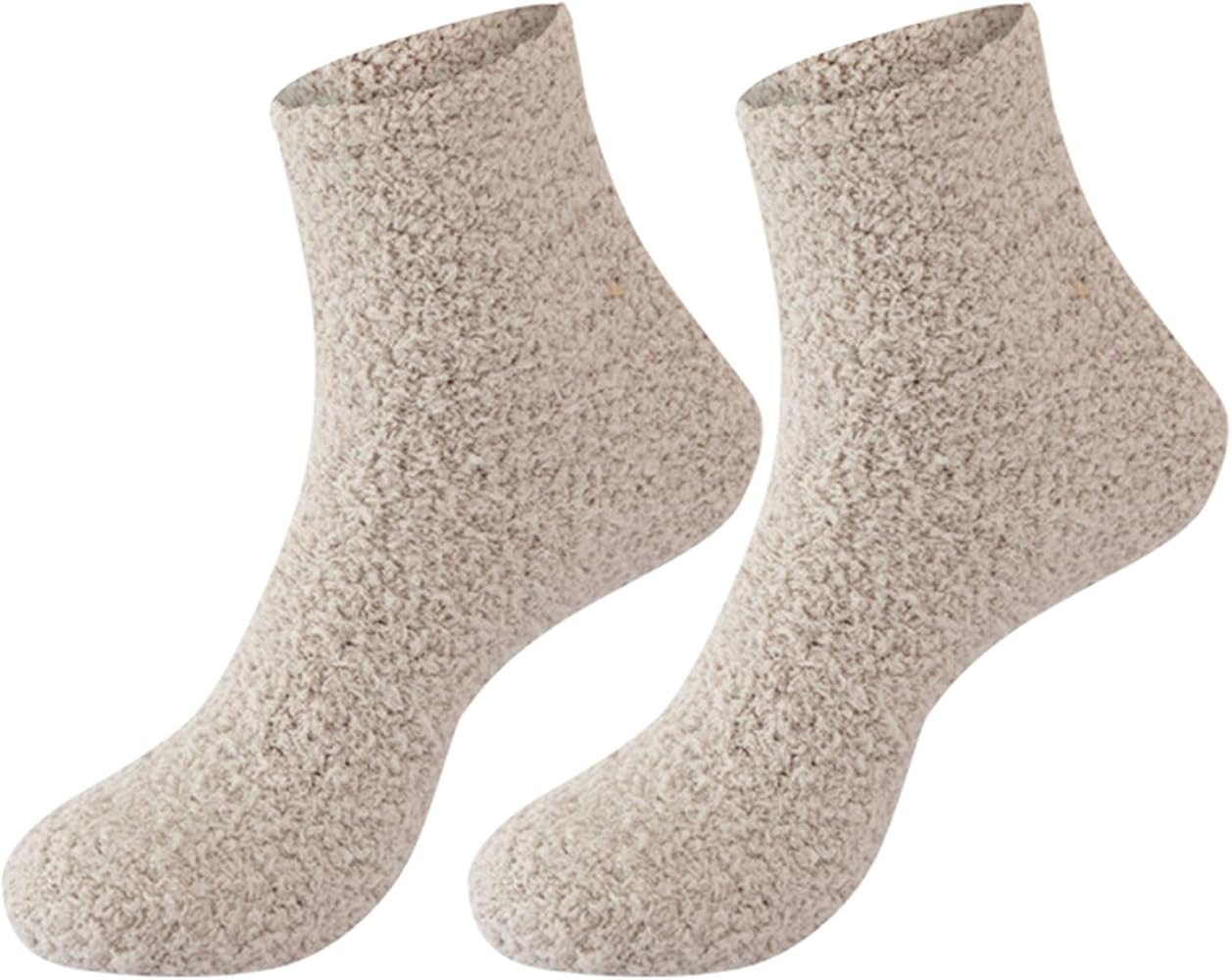 Women Fuzzy Cozy Slipper Socks Warm Soft Winter Plush Home Sleeping Socks
