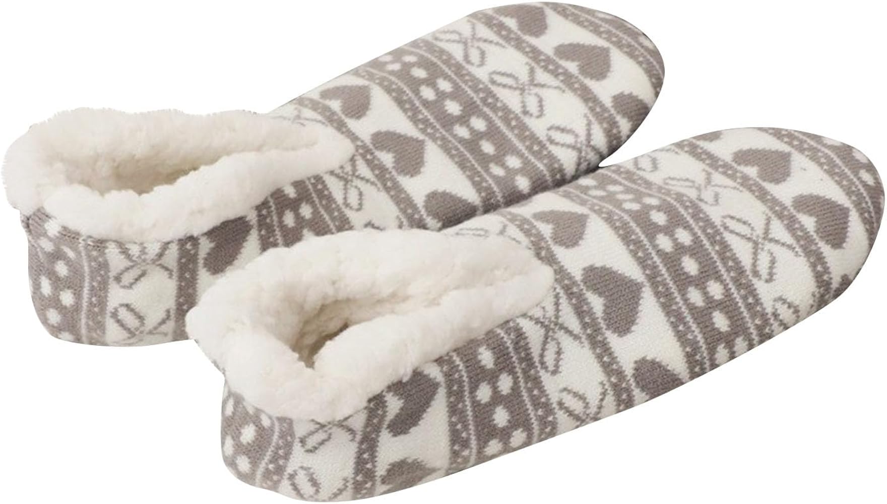 Oplxuo Christmas Slipper Socks for Women Ultra Low Cut Fleece Lined Socks Xmas Warm Fuzzy Socks for Girls Christmas Gifts