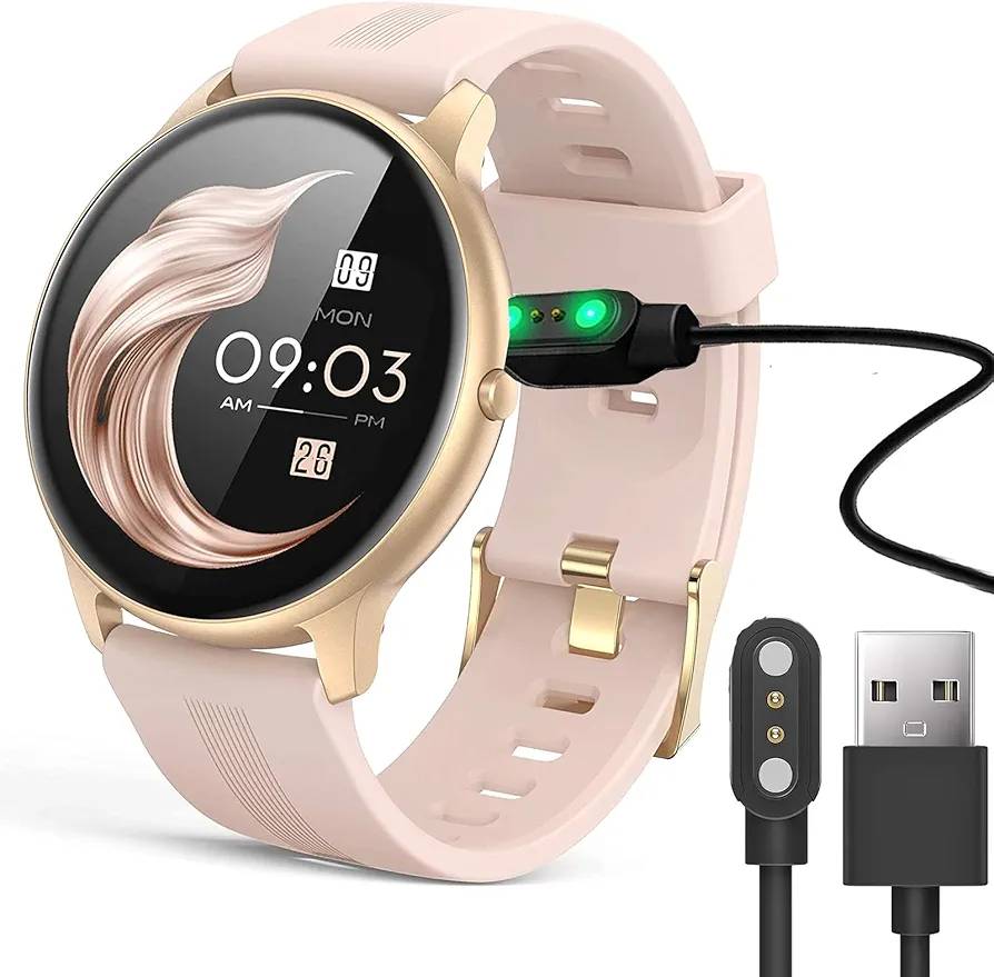 Compatible with AGPTEK LW11 Smartwatch Charger, Lamshaw Magnetic USB Charging Cable Replacement Charger Cable Compatible with AGPTEK LW11 Smartwatch (Black)