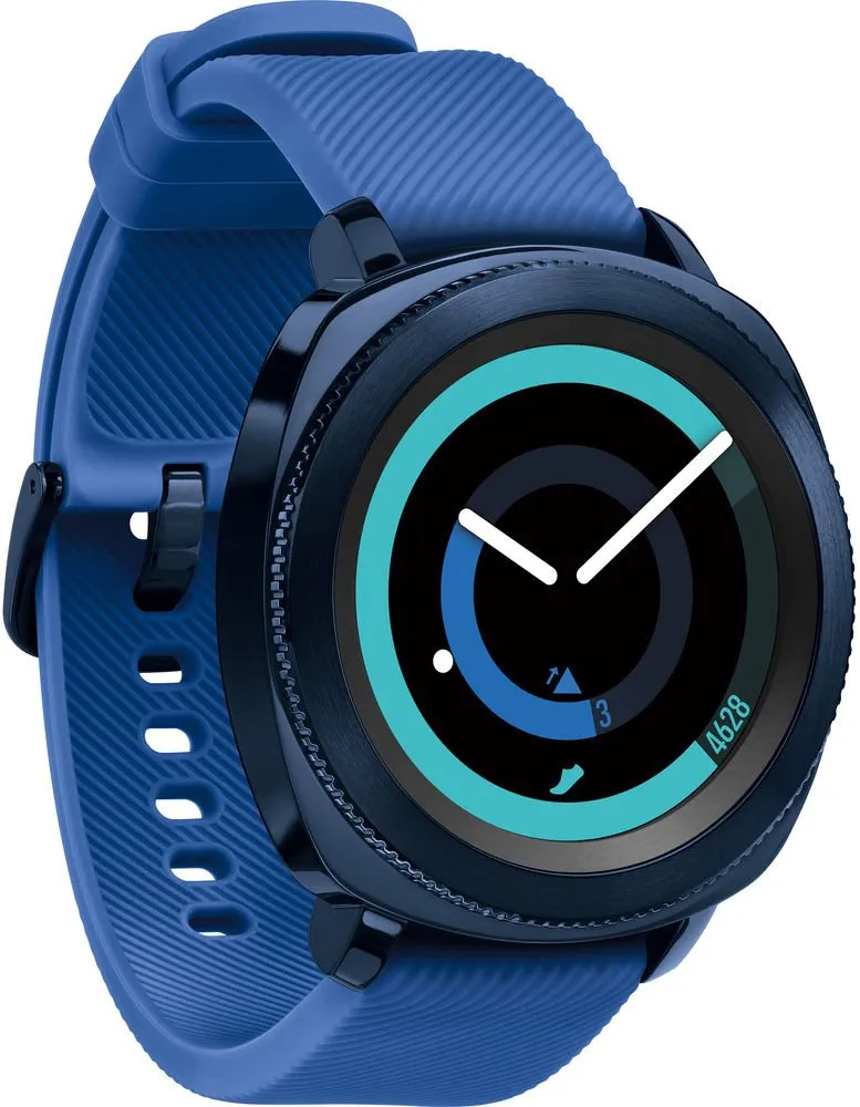 Samsung Gear Sport Smartwatch (Bluetooth), Blue, SM-R600NZBAXAR – US Version with Warranty