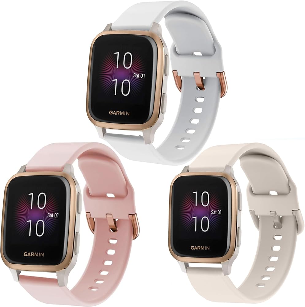 Bands Compatible with Garmin Venu SQ/Venu Sq 2 /Venu Smart Watch, Soft Silicone Fadeless Pattern Printed Floral Replacement Band for Garmin Venu sq Music
