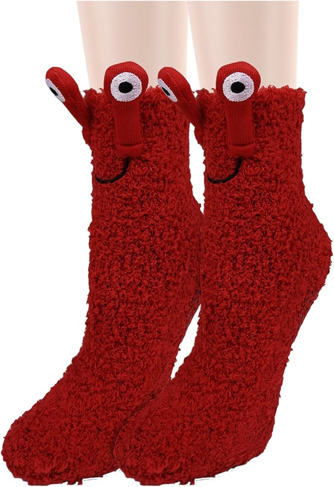 Benefeet Sox Womens Girls Fuzzy Socks with Grips Soft Fluffy Slipper Socks Cute Cozy Winter Socks Christmas Halloween Gifts