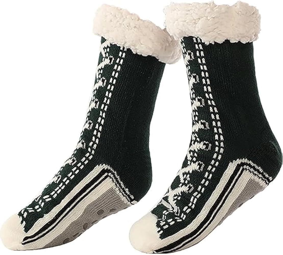 Brisk Rhythm Ultra-thick Cashmere Slipper Home Socks, Cashmere Socks, Briskrhythm Socks Christmas Gift
