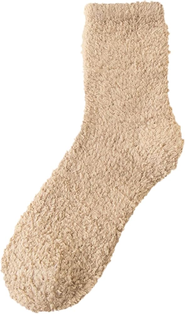 Mens Warm Slipper Socks Non Slip/Skid Dog Fleece Plush Slipper Socks Soft Fluffy Graphics Home Sleeping Winter Socks
