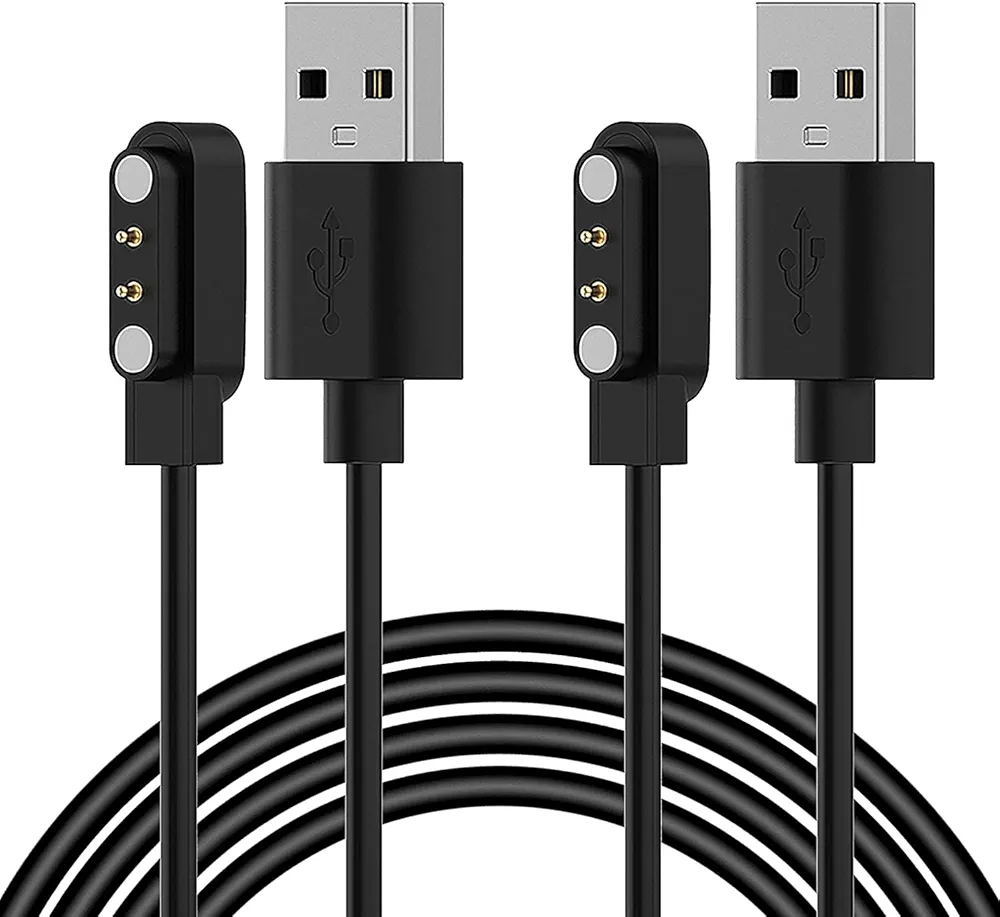 Charging Cable Compatible for ENOMIR ID208BT/TOOBUR IDW16/TMHAI IDW15/KEEPONFIT IDW26/AEAC ID207/SKG V7/TOZO S5/AMAZTIM C20 SmartWatch, High Speed Magnetic Replacement USB Charger Cord Accessory 3.3F