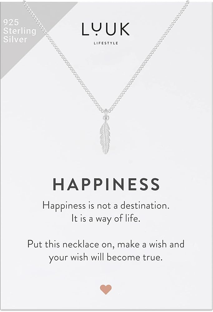 LUUK LIFESTYLE 925 sterling silver filigree necklace for women with pendant, trendy feminine jewelry for everyday life, adjustable length, 19”, gift idea for her, gift card, silver, gold, and roségold