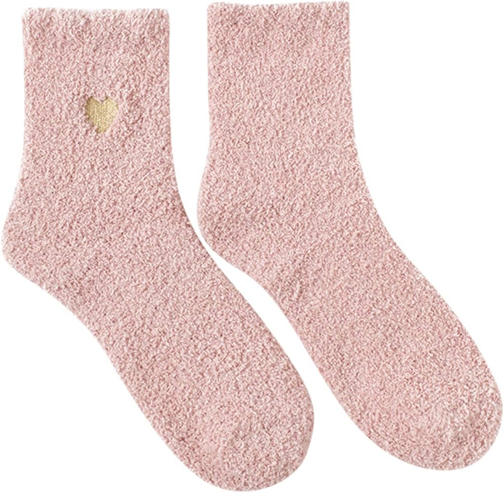 Fuzzy Socks for Women, Warm Soft Fluffy Socks Thick Cozy Plush Sock Winter Christmas Socks Sleep Warm Slipper Socks