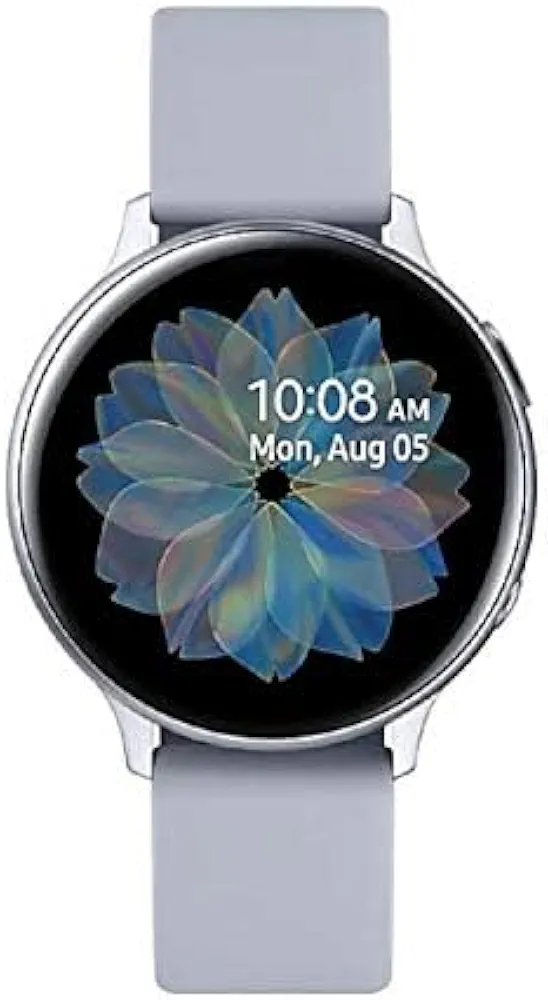 Samsung Galaxy Active 2 Smartwatch 44mm with Extra Charging Cable, Silver - SM-R820NZSCXAR (Renewed)