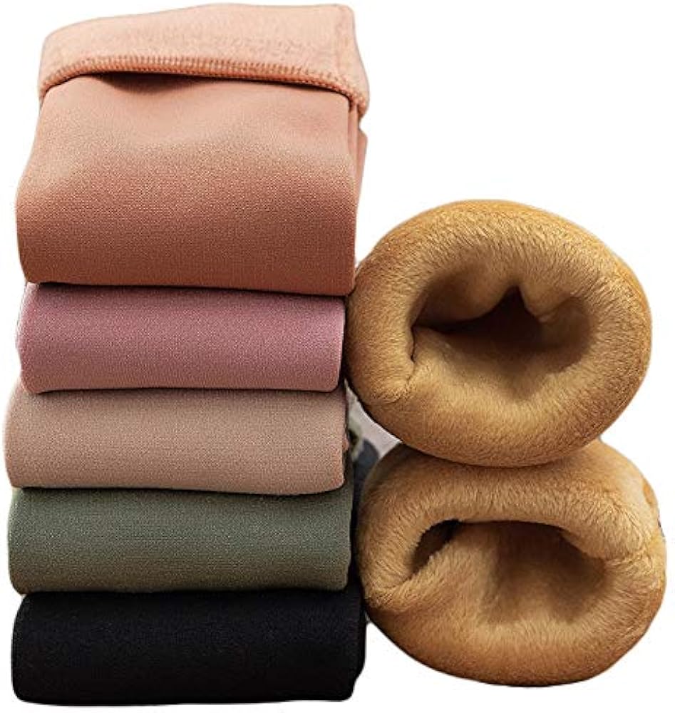 LELEBEAR 6 Pairs Kevaby Warm Socks, Warm Thick Cashmere Snow Socks, Winter Socks for Women