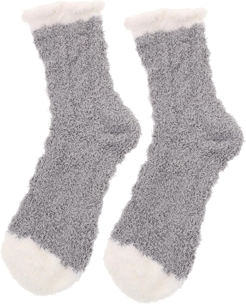 TENDYCOCO Warm Socks Winter Sleeping Socks Fluffy Slippers Socks for Sleeping Slipper Sock Fuzzy Sleeping Socks