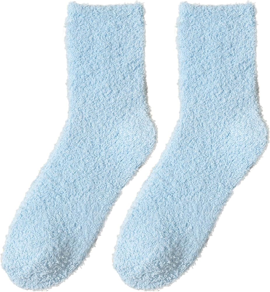 Warm Cozy Cloud Sock for kids Fabric Sleep Socks Fuzzy Socks For Women Warm Home Sleep Winter Preppy Stuff Socks