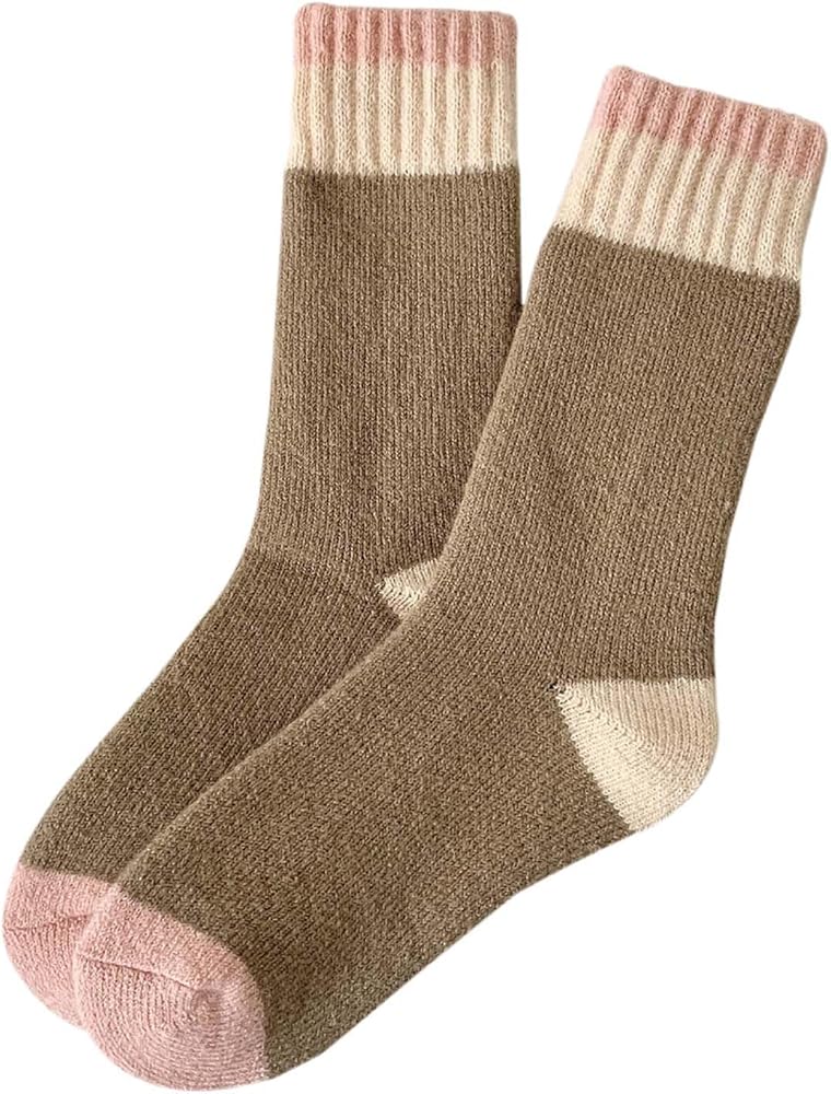 Compression Socks for Women Thick Fluffy Warm Winter Socks Cozy Plush Soft Sleep Home Socks for Women Men