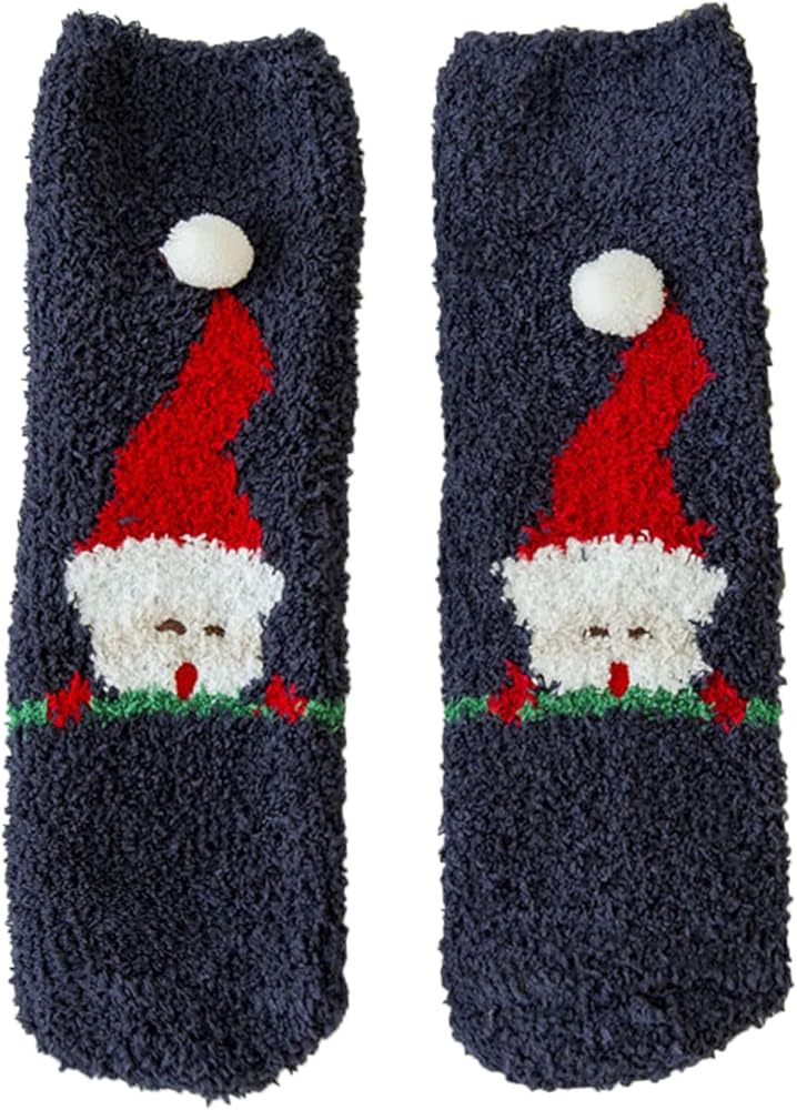 Christmas Fuzzy Socks for Women Gifts Christmas Men Socks Casual Performance Cotton Pad Sports Leisure Warm Socks
