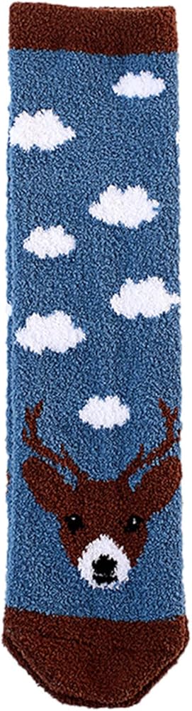 Plush Slipper Socks Women Super Soft Cozy Sleeping Socks Thick Cozy Plush Sock Home Casual Socks