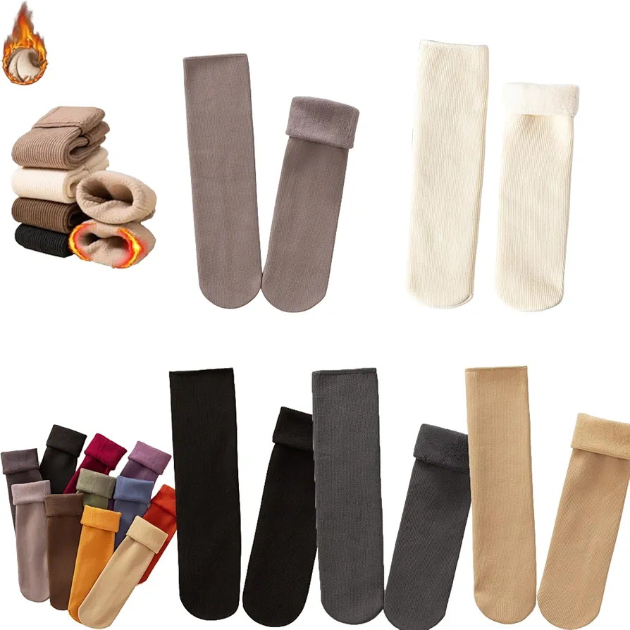Janemore, Janemore Socks, Fleececozy - Ultra Soft Velvet Slim Thermal Socks, Fleececozy Socks, Thermal Velvet Slim Socks, Slim Thermal Socks
