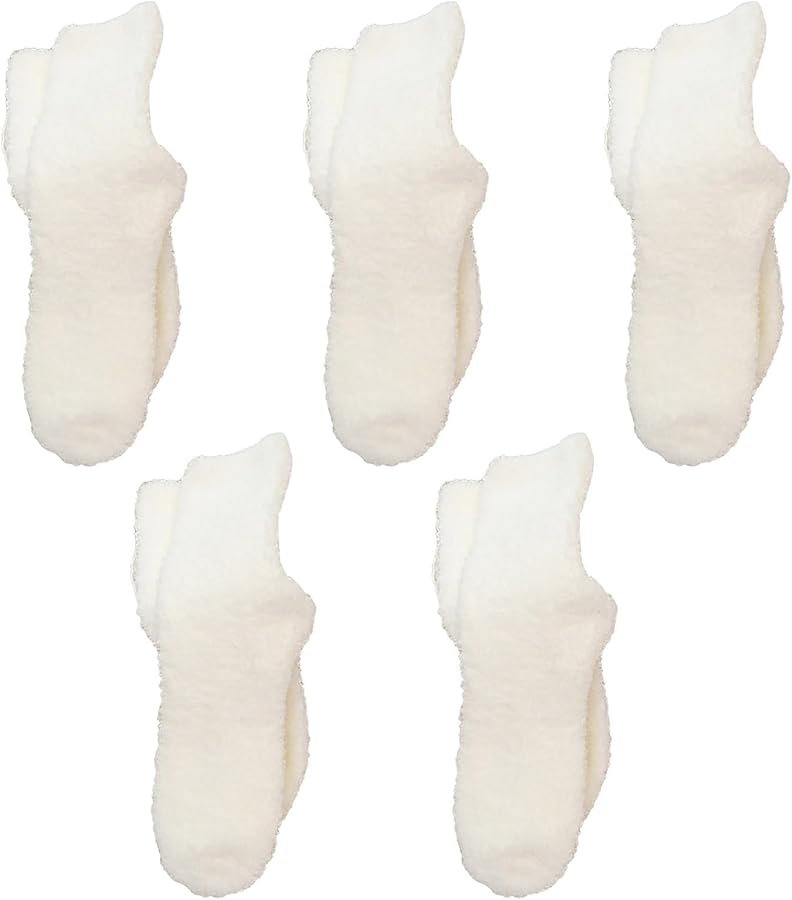 Women's Fuzzy Fluffy Cozy Slipper Socks Warm Soft Winter Plush Home Sleeping Socks Holiday Christmas Socks