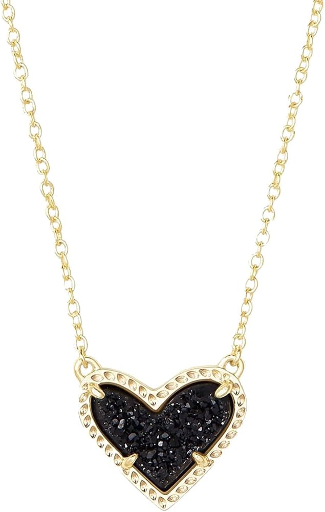 Heart Necklace, Heart Adjustable Length Pendant Necklace for Women Fashion Jewelry Love Heart Necklace Birthday Gifts Women's Party Jewelry Trendy