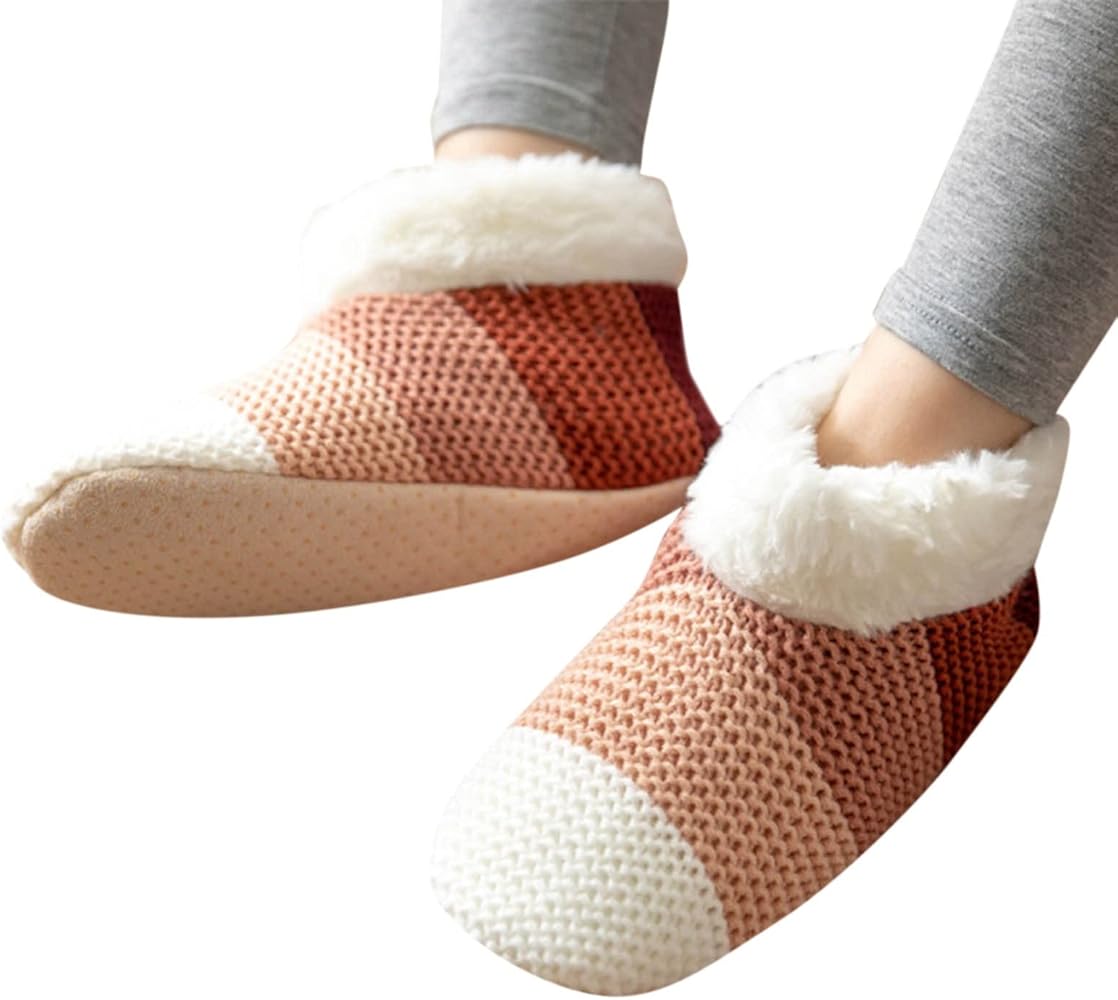 Non Slip Socks Womens,Fuzzy Socks For Women Cloud Socks Unisex Sleep Socks Grip Leg-Warmers Legsleeve
