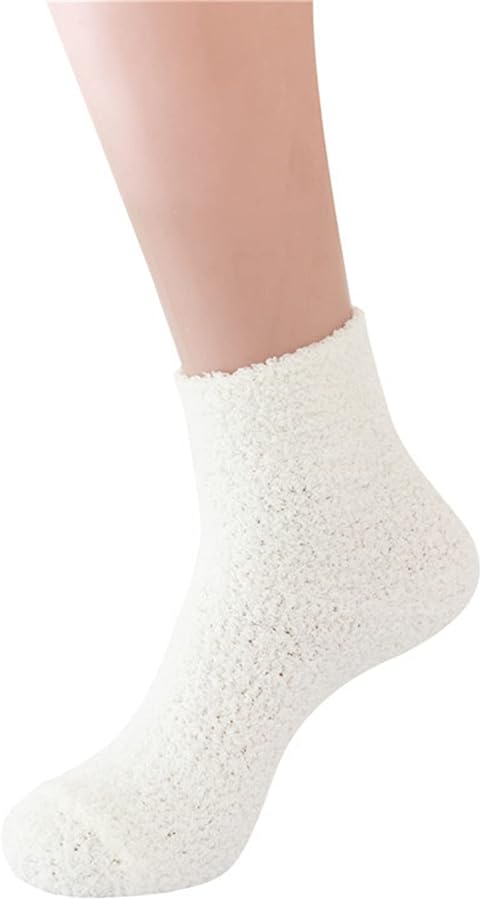 Womens Men Super Soft Fuzzy Cozy Home Sleeping Socks Microfiber Winter Warm Slipper Socks Christmas Gifts