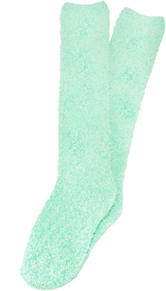 Women's Fuzzy Feather Soft Cozy Knee High Socks