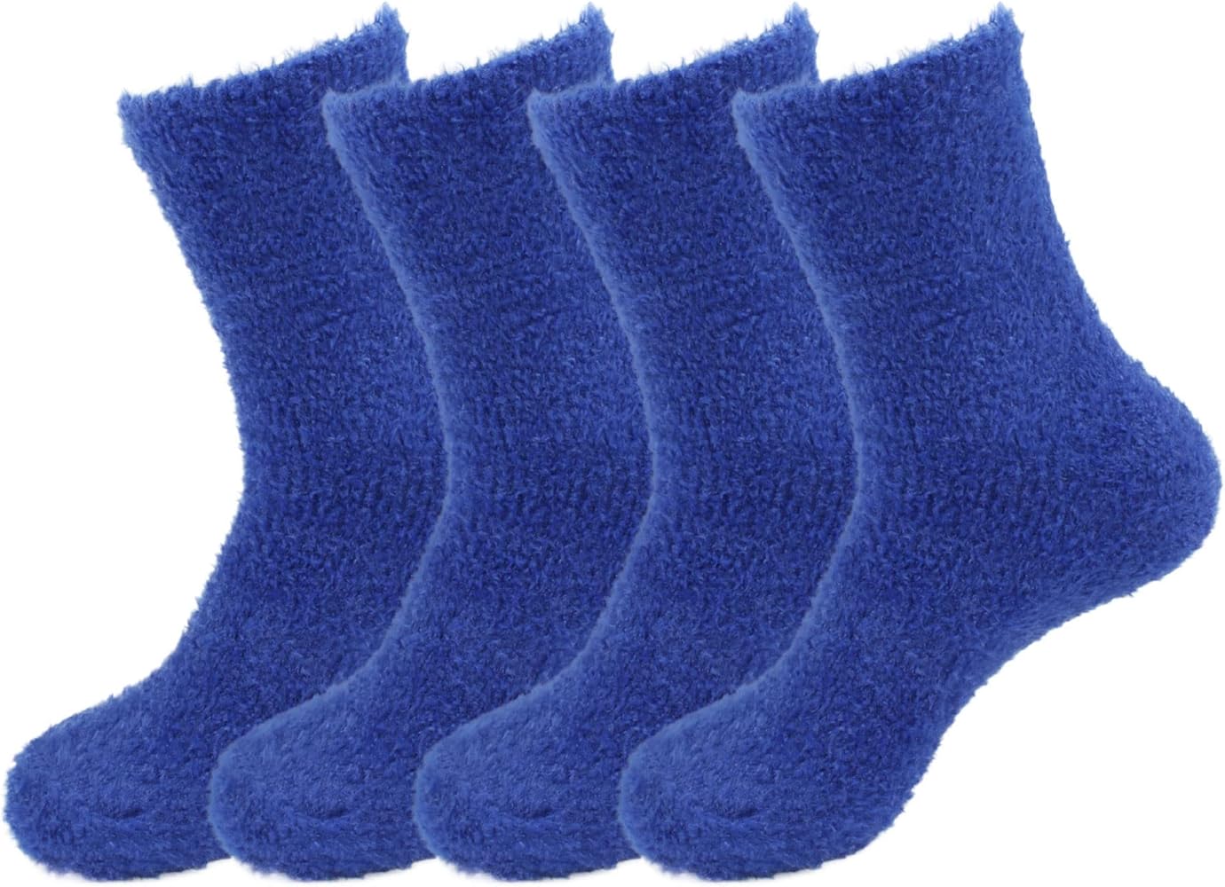 BambooMN Women's Super Soft and Cozy Feather Light Fuzzy Socks - Multiple Color Options