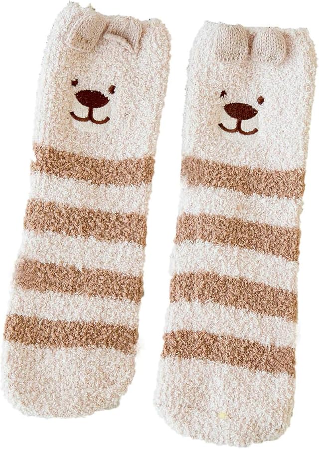Women Fuzzy Fluffy Cozy Socks Plush Warm Sleep Soft Socks Winter Home Sleep Plush Socks