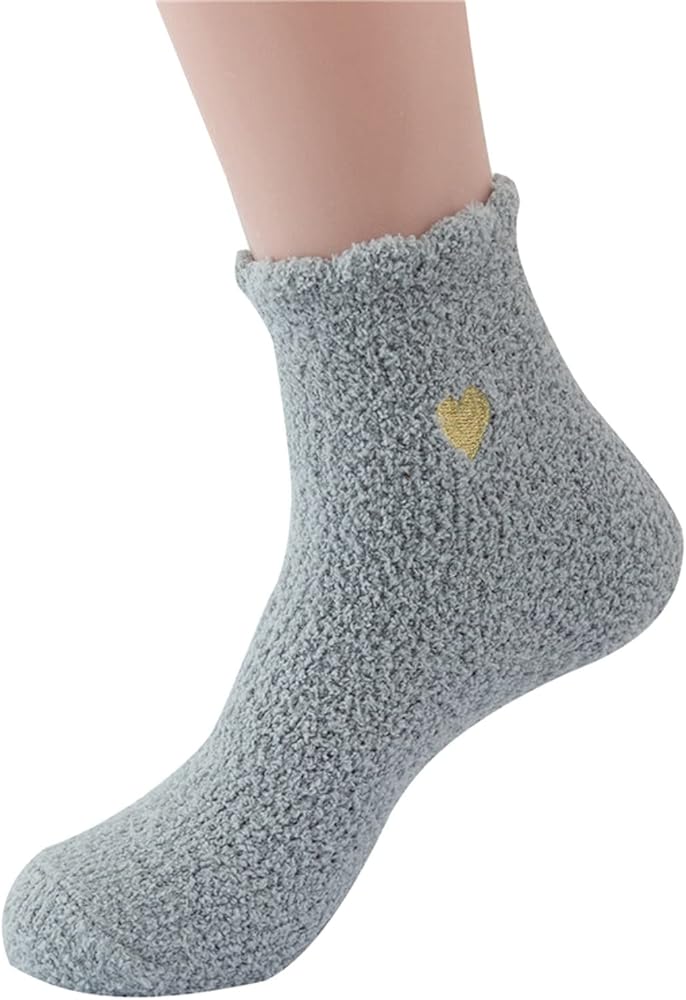 Womens Fuzzy Socks Soft Cozy Fluffy Slipper Winter Warm Plush Socks Comfy Thermal Home Sleeping Socks