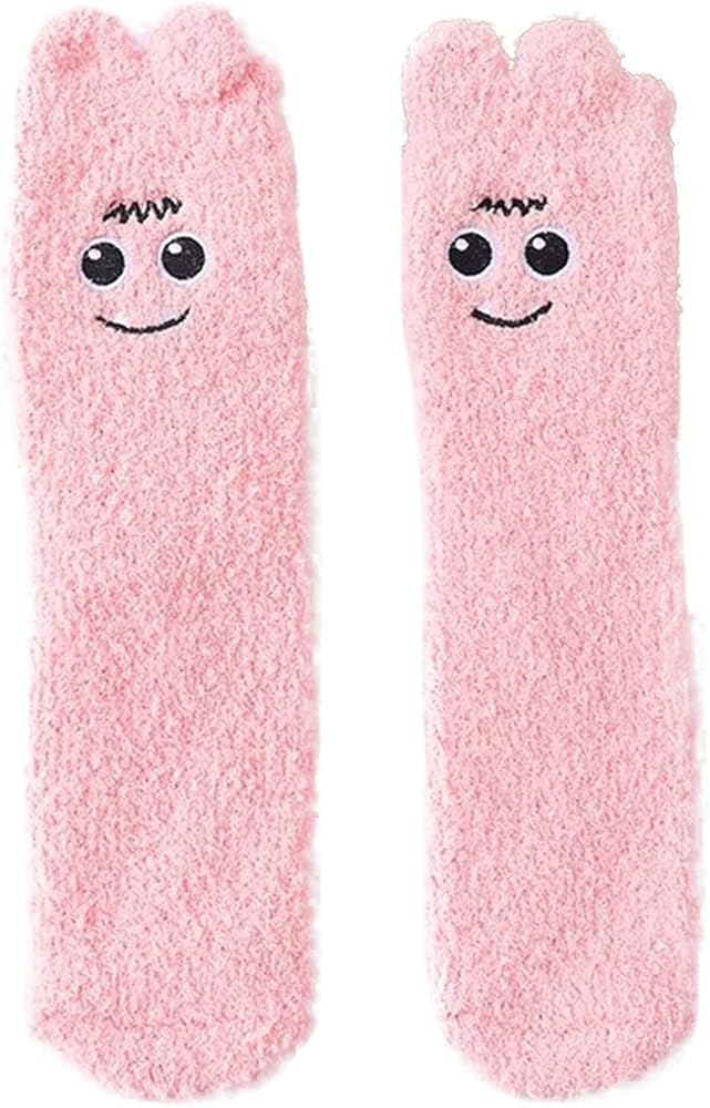 Women Winter Fuzzy Socks Coral Fleece Socks Cute Sleeping Home Floor Socks Womens Socks Size Small