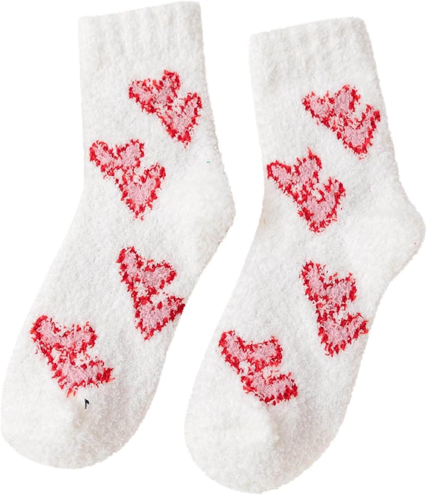 Thicker Warm Fuzzy Socks Gifts for Women Fluffy Cozy Socks Stocking Stuffer Women Socks Warm Cozy Sleep Socks