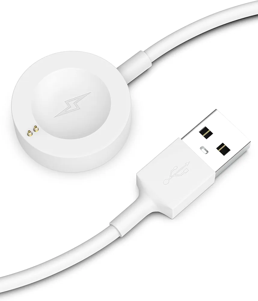 Charger Dock Compatible for Fossil Gen 4 Gen 5 Gen 5E Gen 6 Michael Kors Runway, Skagen falster 2, Misfit Vapor 2, Diesel Guard 2.5 - USB Charging Cable 1M - Smartwatch Accessories