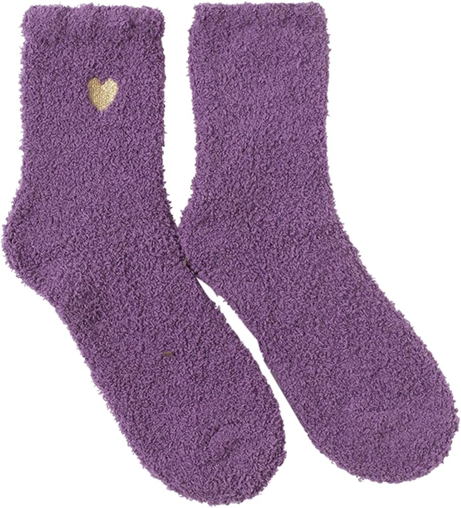 2Pairs Women Wool Socks Thick Knit Warm Winter Socks Cozy Comfy Socks Gifts for Women Warm Sleep Cozy Socks