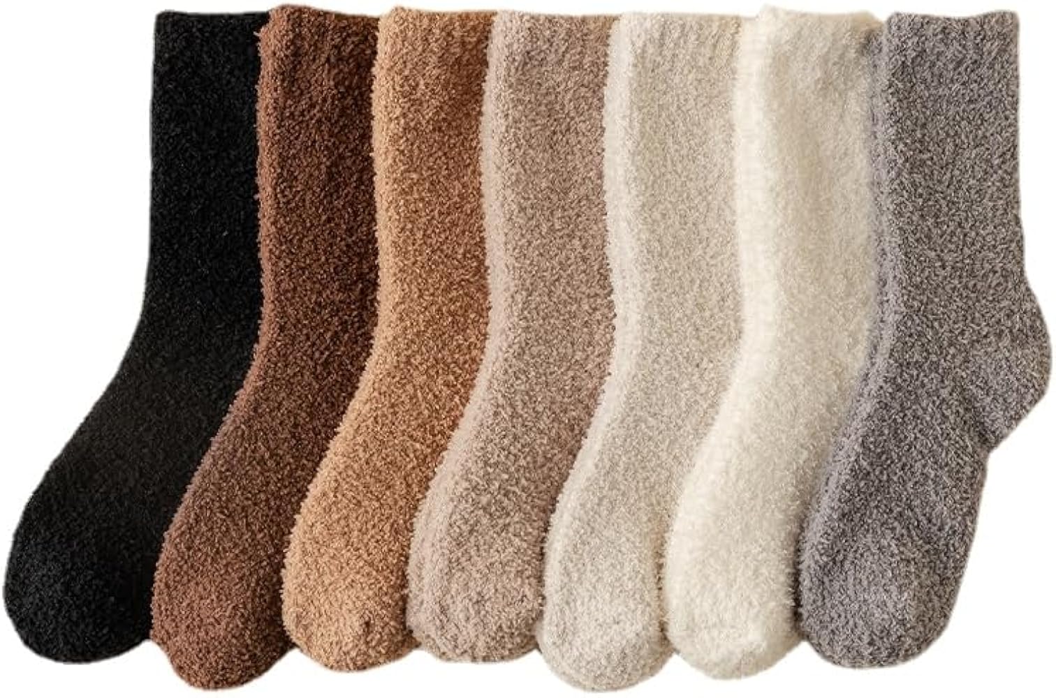 Women's Coquettish Fleece Socks 7PCS Kawaii Alt Warm Socks Cottagecore Ankle Socking Comfortable Home Floor Socks