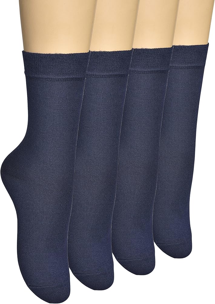 Women's Thin Rayon Seamless Toe - Dress Socks Women with Gift Box