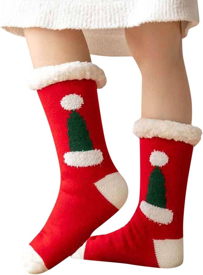Men Slipper Fuzzy Socks Fluffy Cozy Cabin Warm Winter Soft Thick Comfy Mens Big And Tall Socks Size 13-16 Wide
