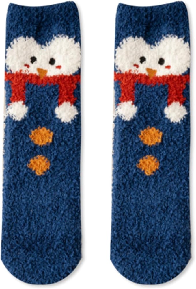 Womens Holiday Socks Weaving Plush Warm Coral Plush Home Socks Women Socks Winter Winter Thick Fuzzy Slipper Socks