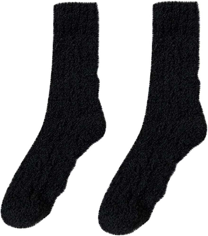 Fuzzy Fluffy Socks for Women Men Thick Warm Winter Soft Cozy Plush Sleep Home Fleece Cabin Soft House Socks Gifts
