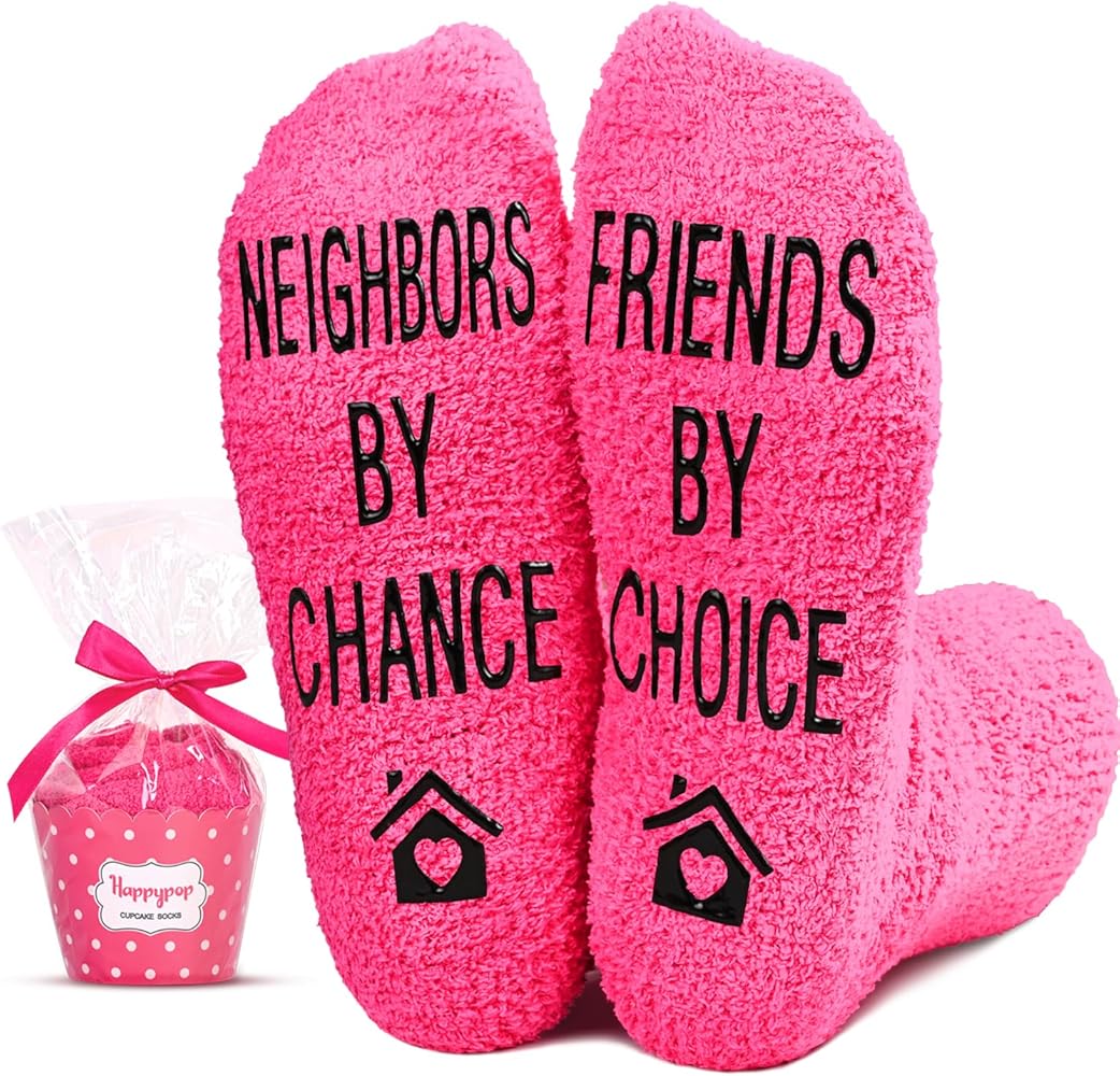 HAPPYPOP Funny Best Neighbor Gifts Hostess Gifts, House Warming Gifts New Home Holiday Gifts For Neighbor Friend Female