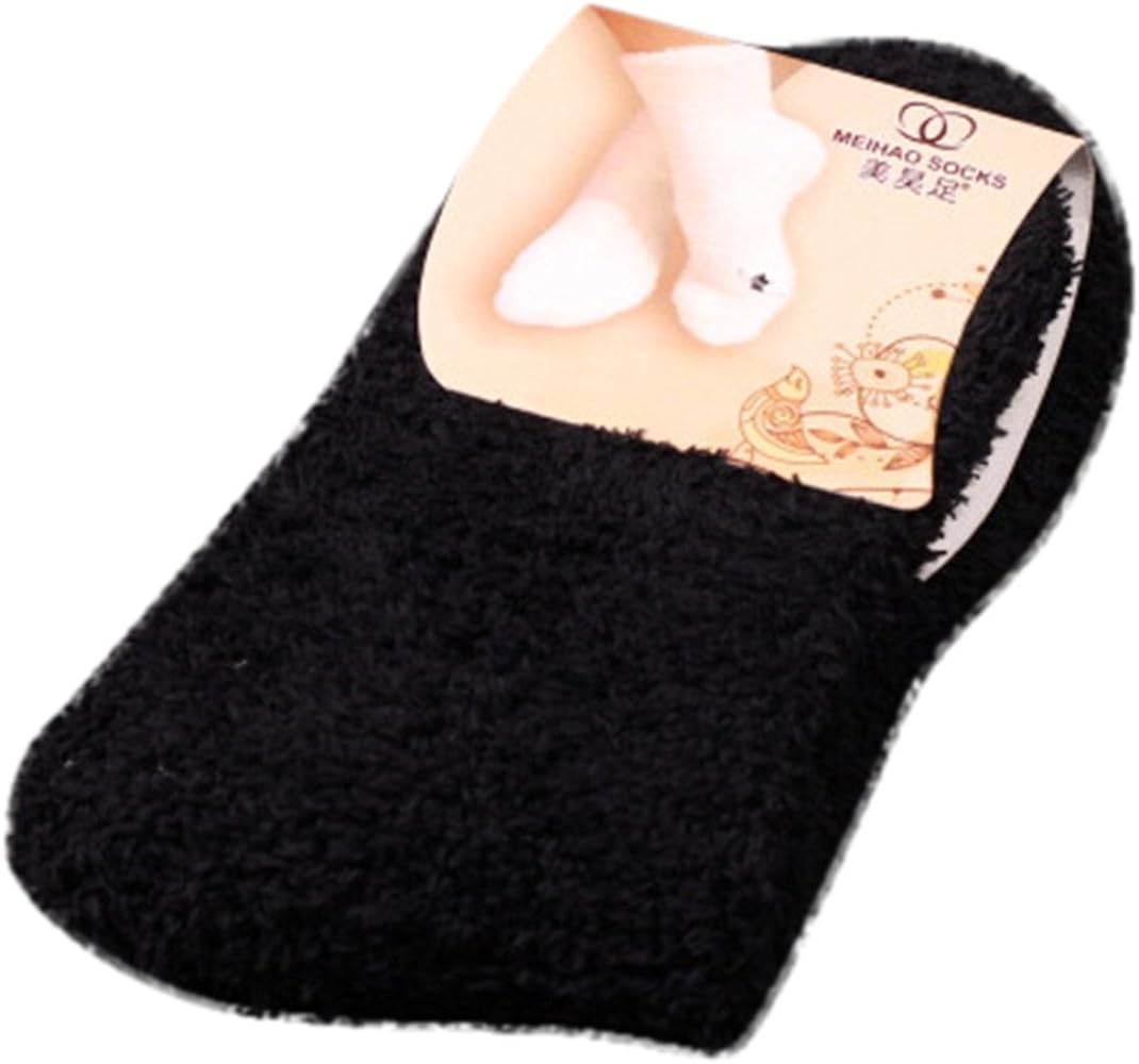 Womens Wool Socks For Women Indoor Sleeping Winter Slipper Long Comfortable Socks Casual Vintage Long Colorful Soft Stockings