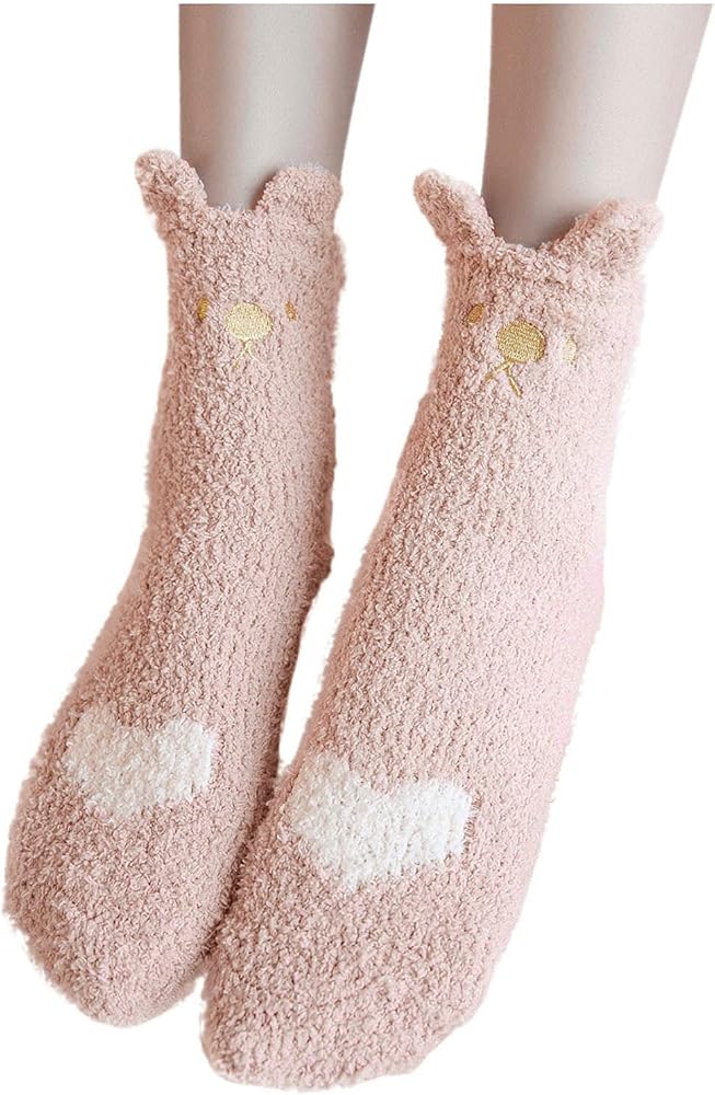 Women Fuzzy Socks Slipper Socks for Women Winter Fluffy Slipper Socks Mens Cozy Warm Home Sleeping Gift Socks